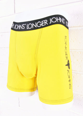 Yellow boxer brief with black waistband