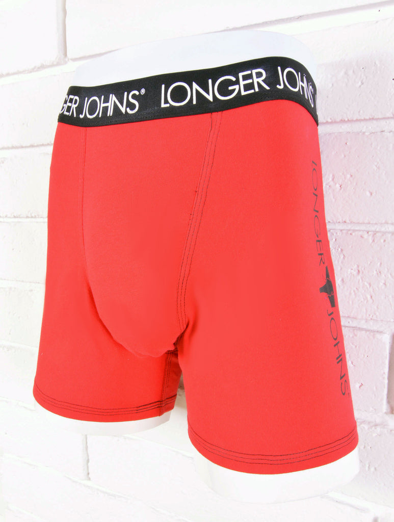 Red boxer brief with black waistband